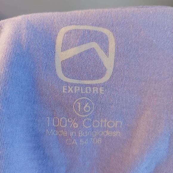 Explore Banff Purple Graphic Logo Tee Size 16 - Picture 2 of 3